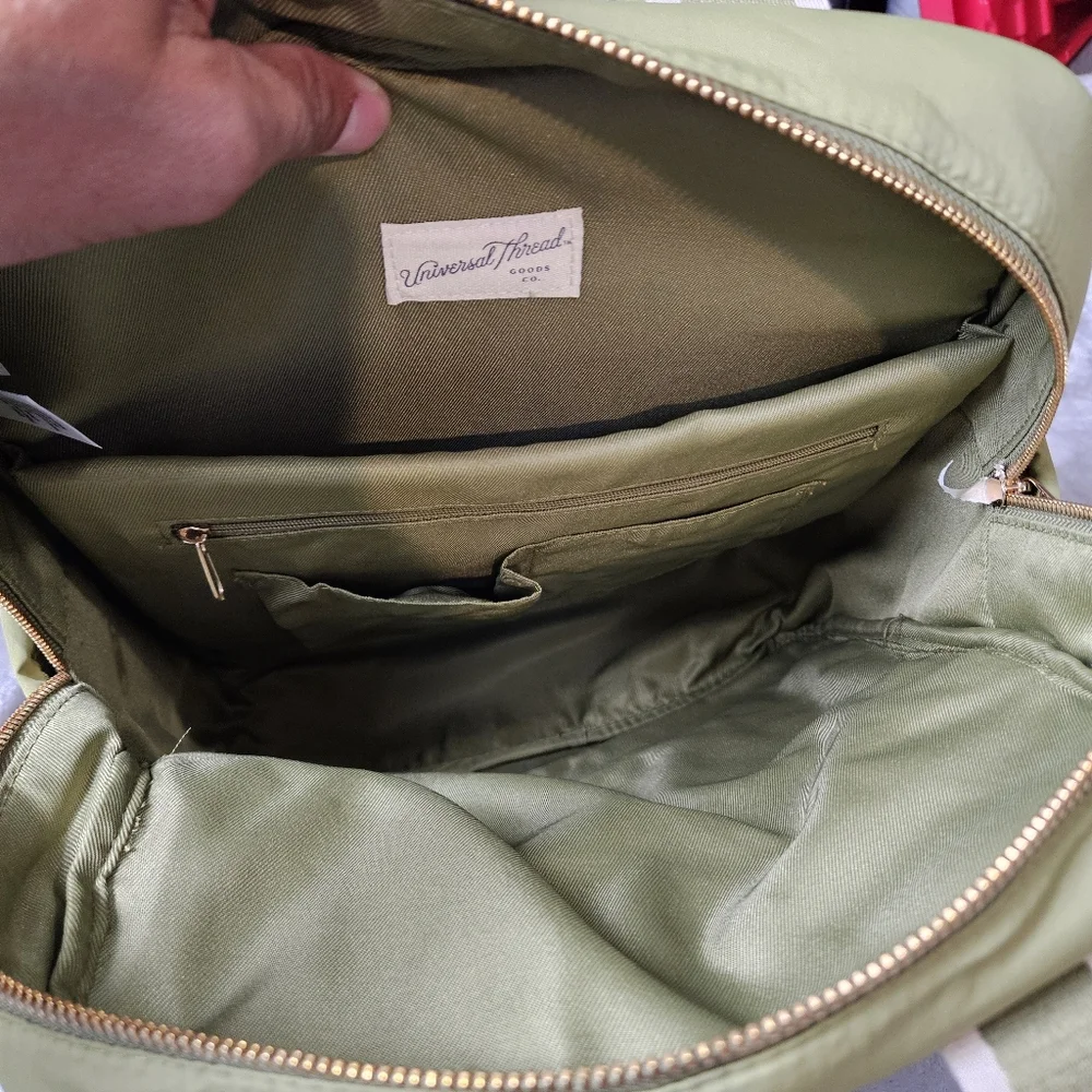 NEW Universal Thread Green Square Backpack - Picture 7 of 14